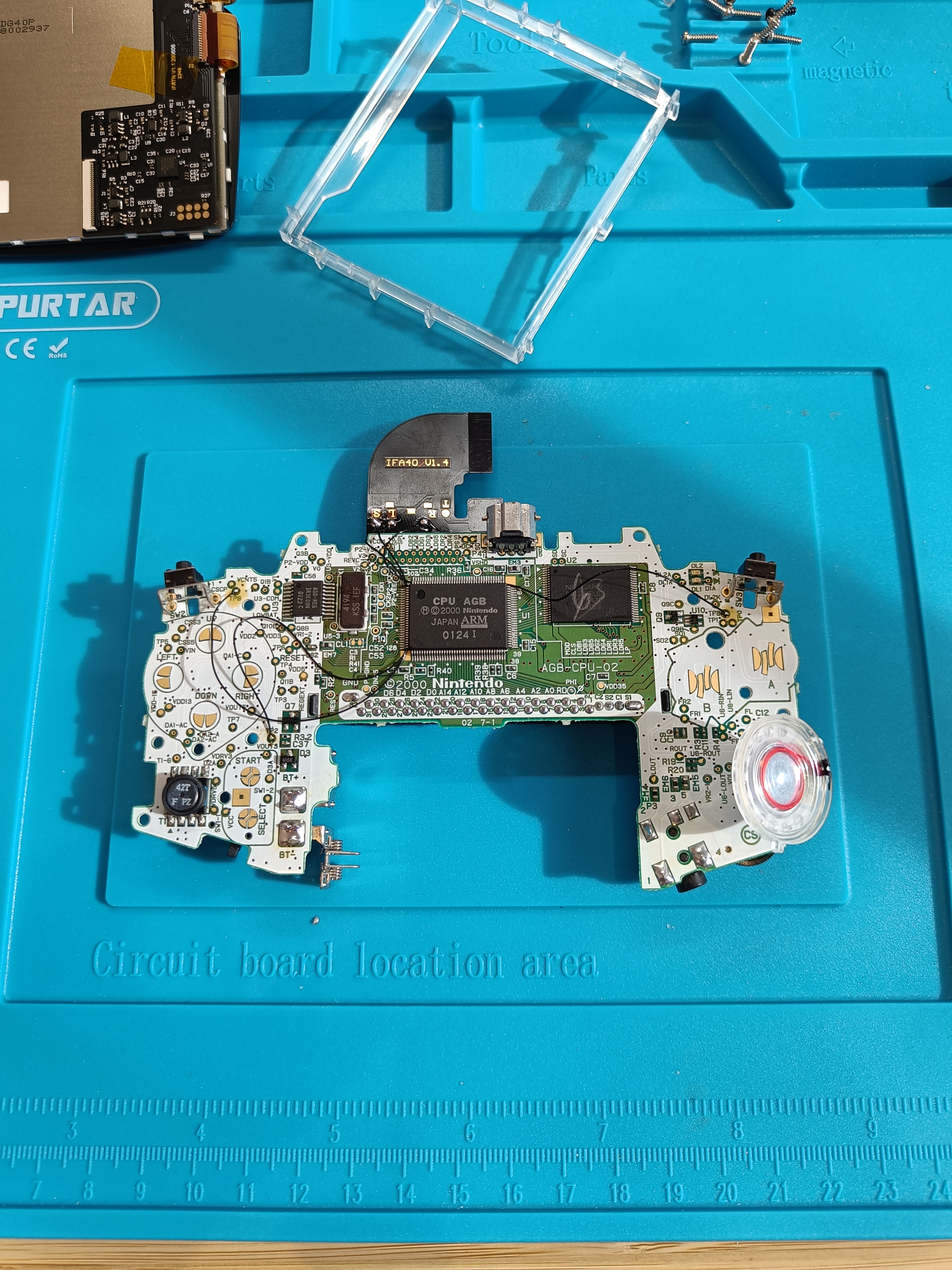 GBA soldering