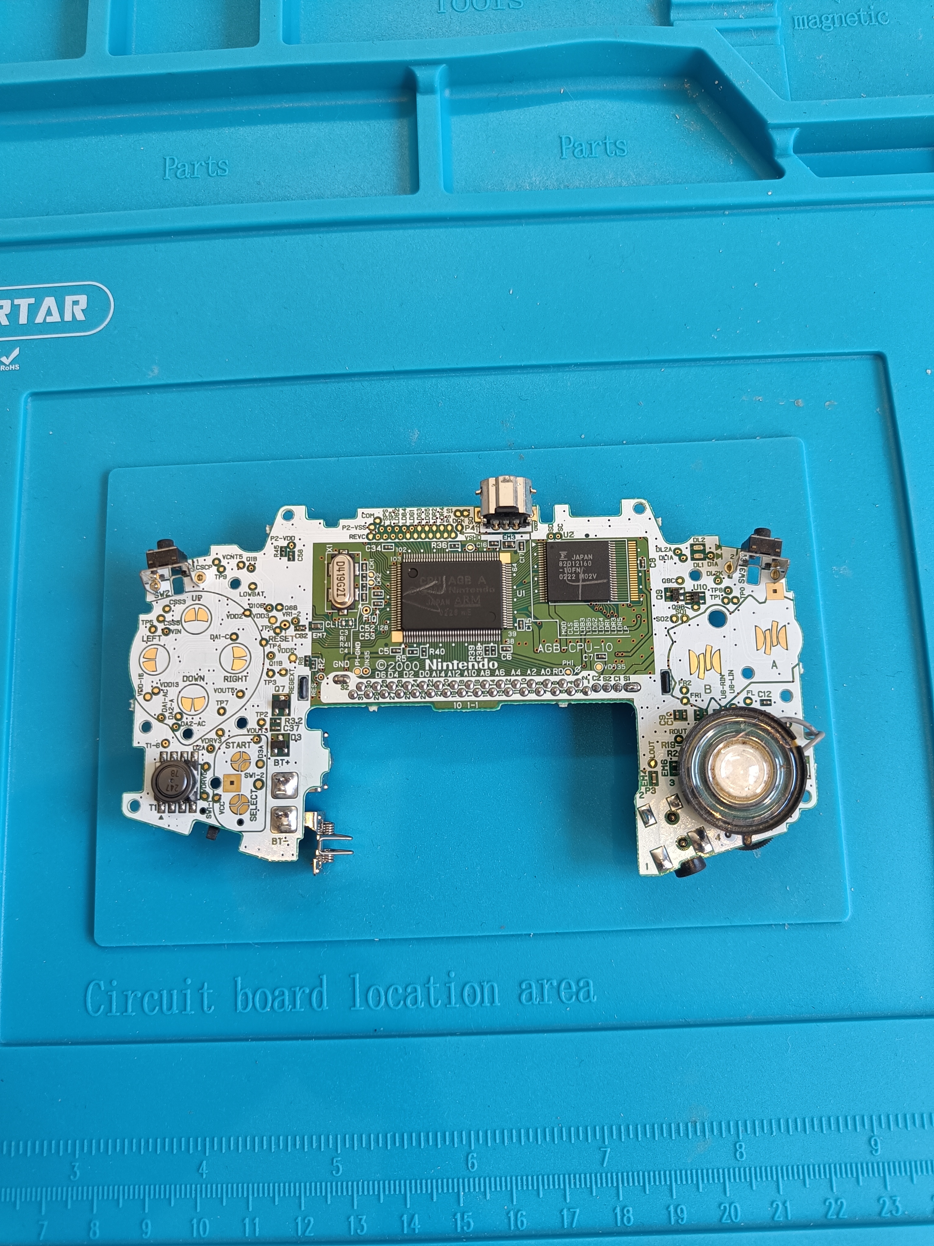 GBA motherboard frontside