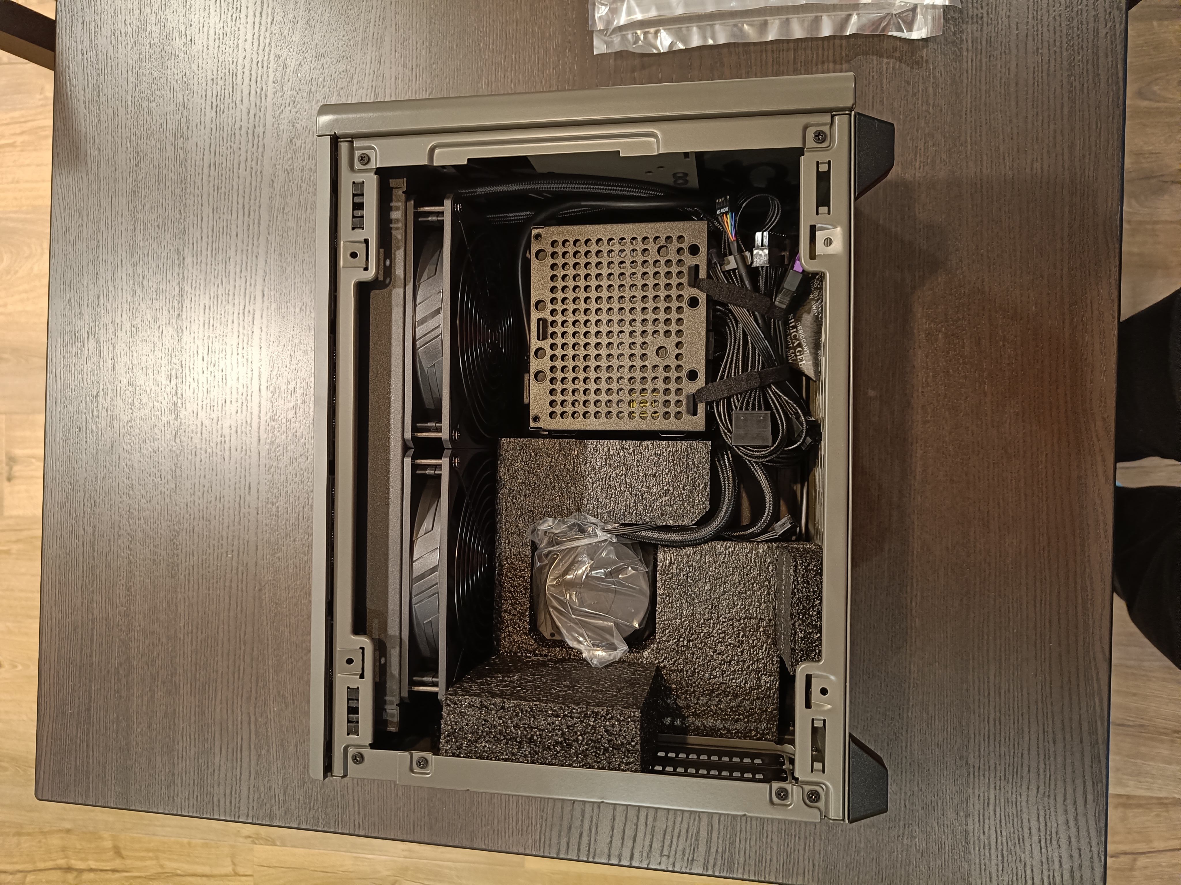 inside the case