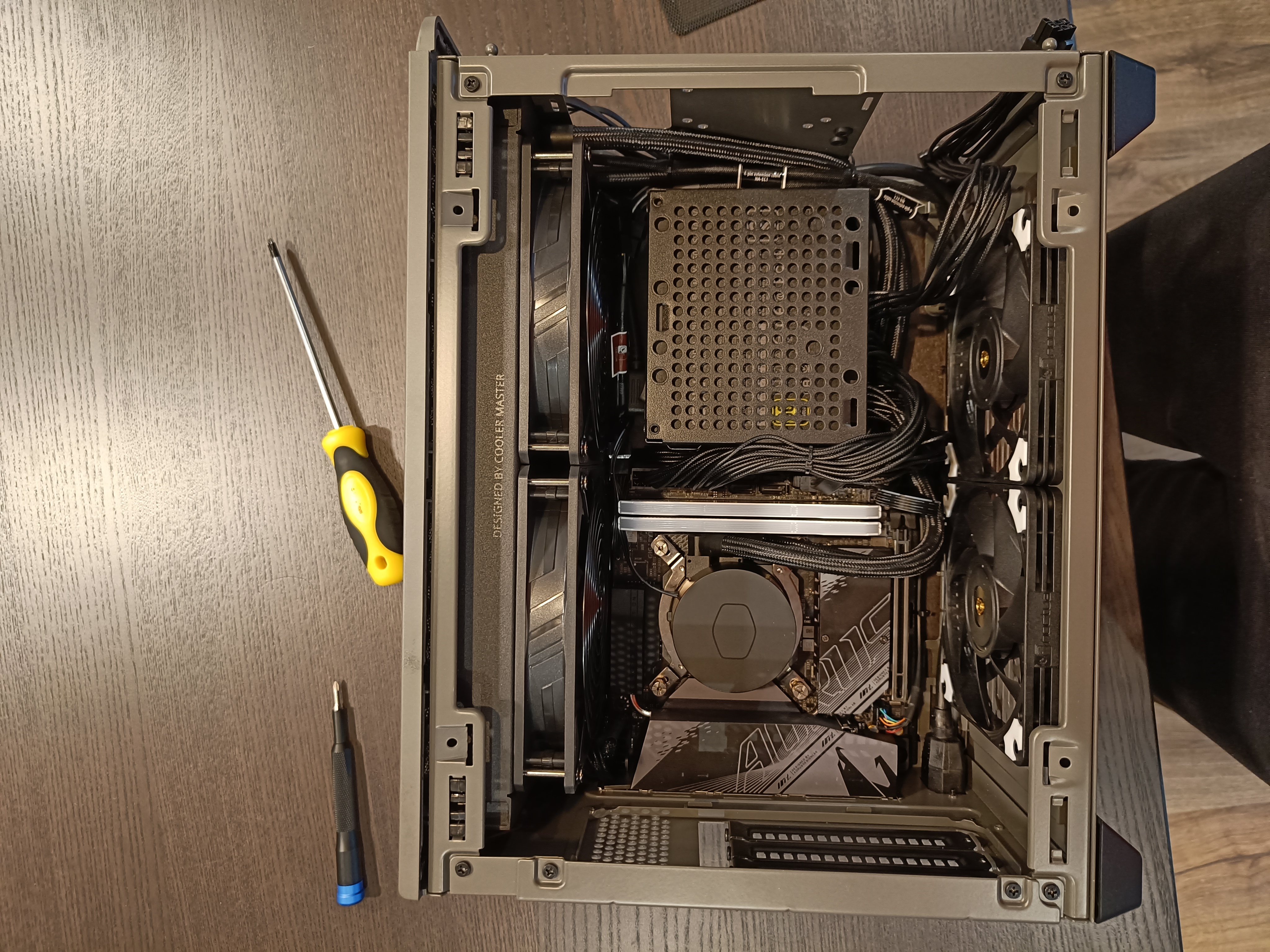 installing the fans